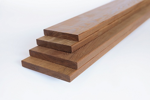 Фасадная доска из термоясеня ширина 100 мм