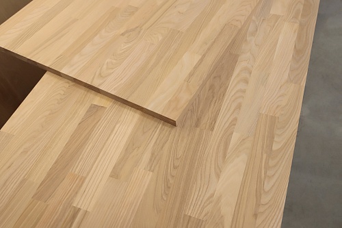 Мебельный щит из ясеня Белый сращенный А/В 18х600х3000