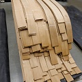 Натуральный шпон Дуб Европейский Crown/Quarter Panel A/AB