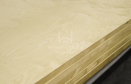 Столярная плита 40 мм, массив ели со шпоном березы Столярная плита 40 мм, массив ели со шпоном березы