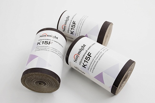 Шлифовальный материал Sunmight K15F в рулонах Шлифовальный материал Sunmight K15F в рулонах