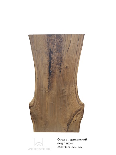 Пиломатериалы Орех американский, столешница, под лаком