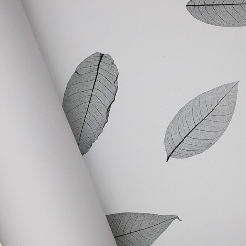 Экополотно Листья Гевеи Антрацит