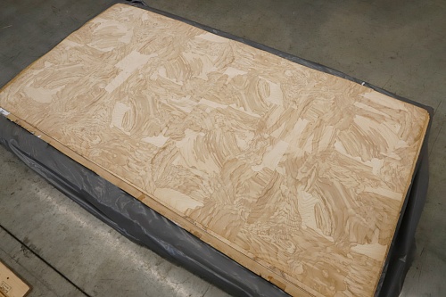 Сращенный шпон Ясень оливковый корень intarsio