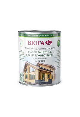 BIOFA 2043 Масло защитное с антисептиком