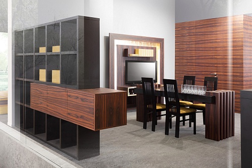 Натуральный шпон Палисандр Сантос