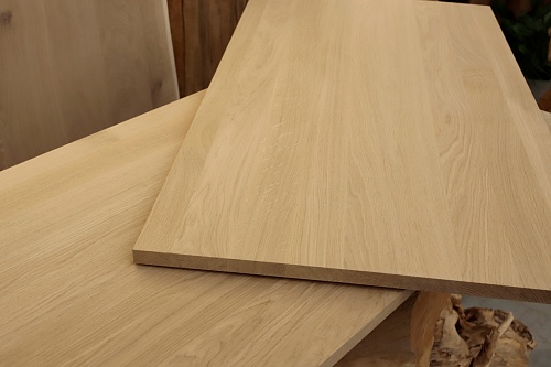 Мебельный щит из дуба цельноламельный В/В 20x650x900