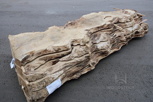 Пиломатериалы Тополь корень, слэб