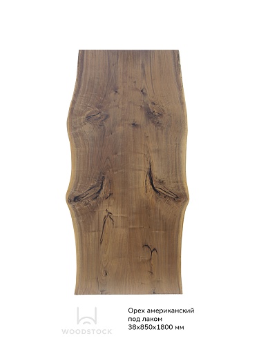 Пиломатериалы Орех американский, столешница, под лаком
