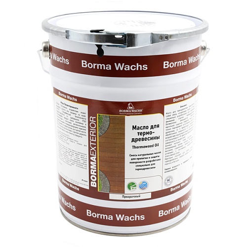 Borma Wachs масло для термодревесины цветное