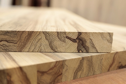 Мебельный щит из Блэк Офрама цельноламельного Мебельный щит из Блэк Офрама цельноламельного