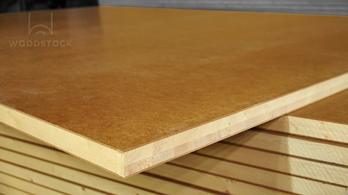 Столярная плита 25 мм, массив ели + ХДФ (Россия)