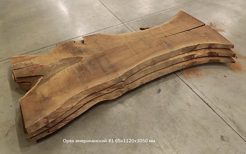 Пиломатериалы Орех американский, слэб Пиломатериалы Орех американский, слэб