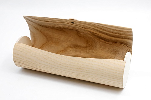 Подарочная упаковка из натурального шпона Ясень Swirl