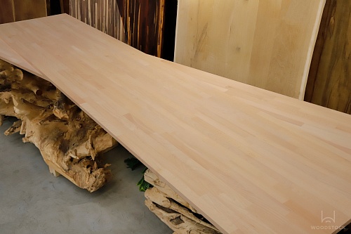 Мебельный щит из Бука сращенный  А/В 40х800х1500 Мебельный щит из Бука сращенный  А/В 40х800х1500