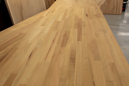 Мебельный щит из Ироко сращенного Мебельный щит из Ироко сращенного