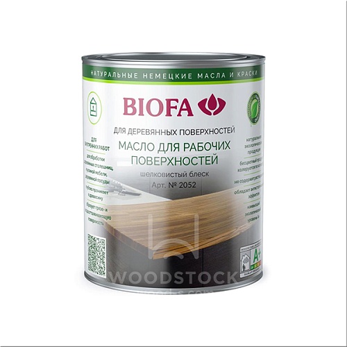 Масло и воск для древесины BIOFA 2052 Масло для рабочих поверхностей Масло и воск для древесины BIOFA 2052 Масло для рабочих поверхностей