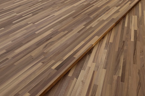 Мебельный щит из Ореха американского (узкая ламель, 40x1220x2440 мм) Мебельный щит из Ореха американского (узкая ламель, 40x1220x2440 мм)