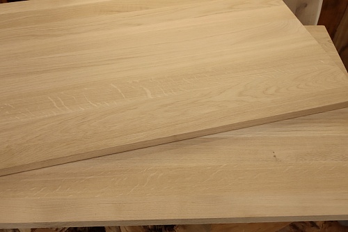 Мебельный щит из дуба цельноламельный В/В 20x650x900