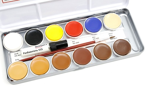 Реставрационные материалы Ретуширующие краски Новорит Реставрационные материалы Ретуширующие краски Новорит