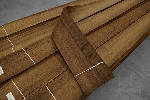 Натуральный шпон Дуб мореный FLAKE