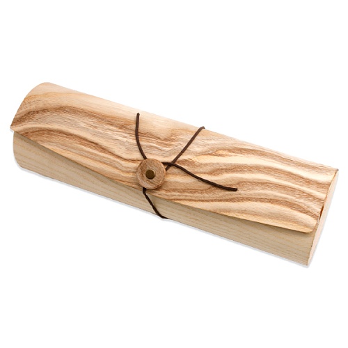 Подарочная упаковка из натурального шпона Ясень Swirl