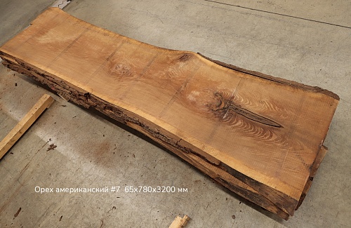 Пиломатериалы Орех американский, слэб Пиломатериалы Орех американский, слэб