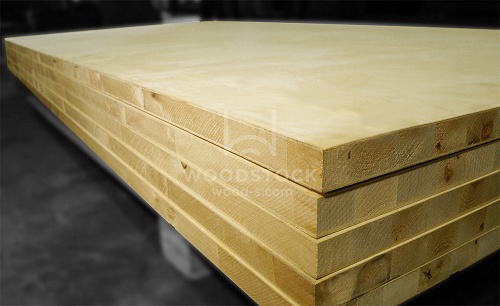 Столярная плита 25 мм, массив ели со шпоном березы Столярная плита 25 мм, массив ели со шпоном березы