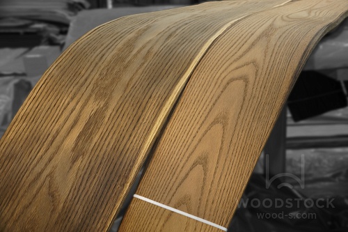 Натуральный шпон Дуб американский морёный