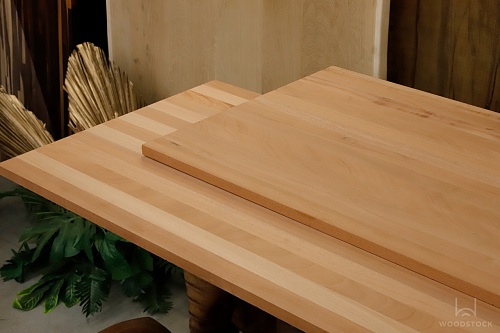 Мебельный щит из Сапели цельноламельной Мебельный щит из Сапели цельноламельной