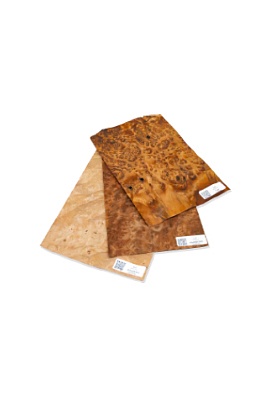 Образцы Натурального шпона с текстурой Корень