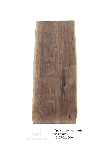 Пиломатериалы Орех американский, столешница, под лаком