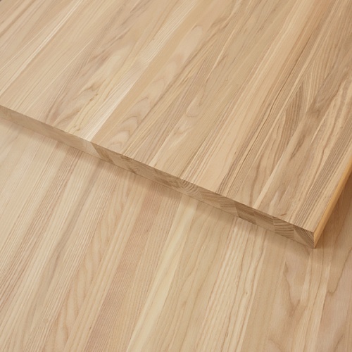 Мебельный щит из Ясеня белого цельноламельного