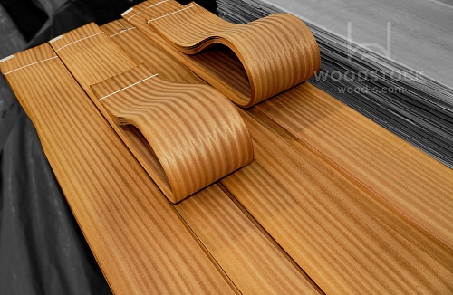 Натуральный шпон Сапеле