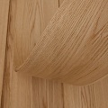 Натуральный шпон Дуб Белый Crown Panel  A