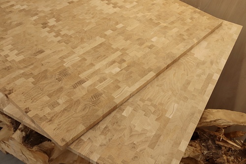 Торцевой мебельный щит Дуб 20х950х1000 мм Торцевой мебельный щит Дуб 20х950х1000 мм