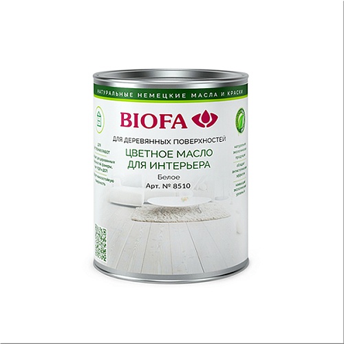 BIOFA 8510 Цветное масло Белое BIOFA 8510 Цветное масло Белое