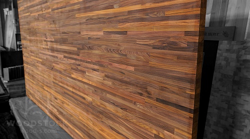 Мебельный щит из Палисандра Сантос сращенного
