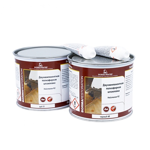 Borma Wachs Шпаклевка полиэфирная Holzmasse 2K